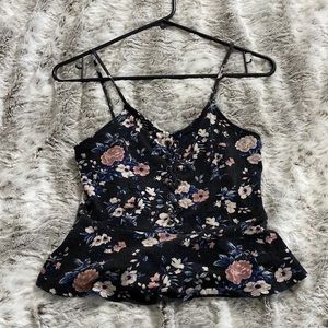 American Eagle Flower Crop Top